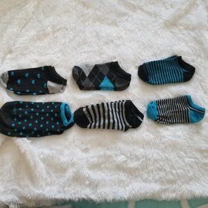 Esprit Low Cut Sneaker Socks 6 Pair Size 9-11